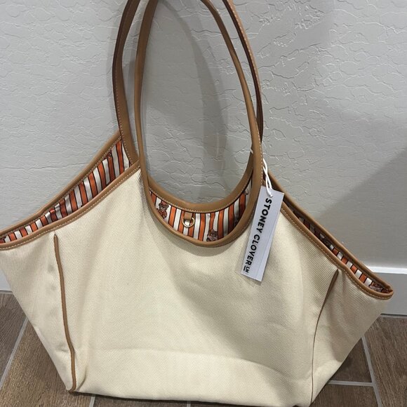 Stoney Clover Lane Bon Voyage Scoop Tote - Picture 1 of 6